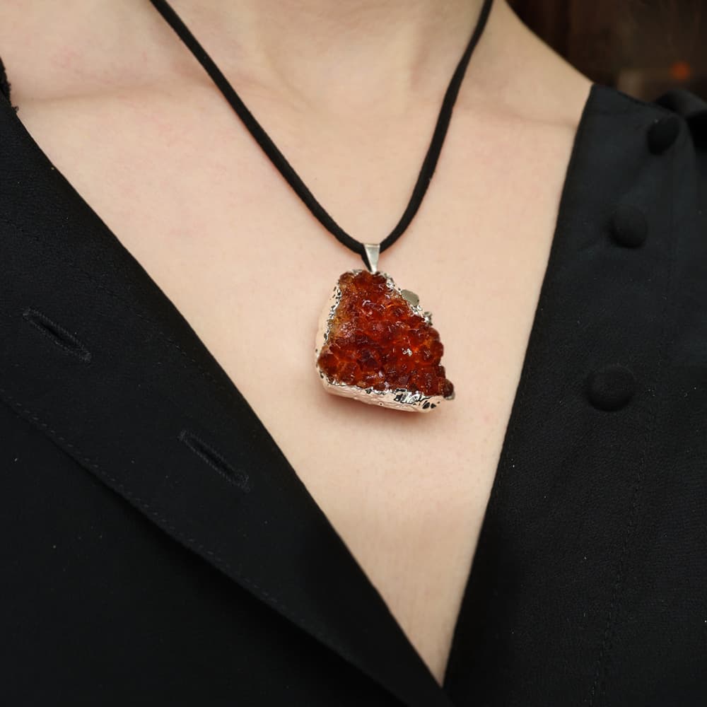 Citrine Cluster Pendant