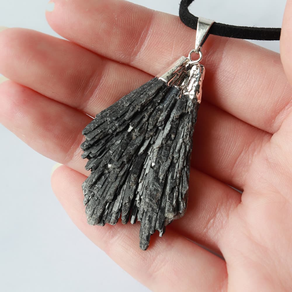 Black Kyanite Pendant