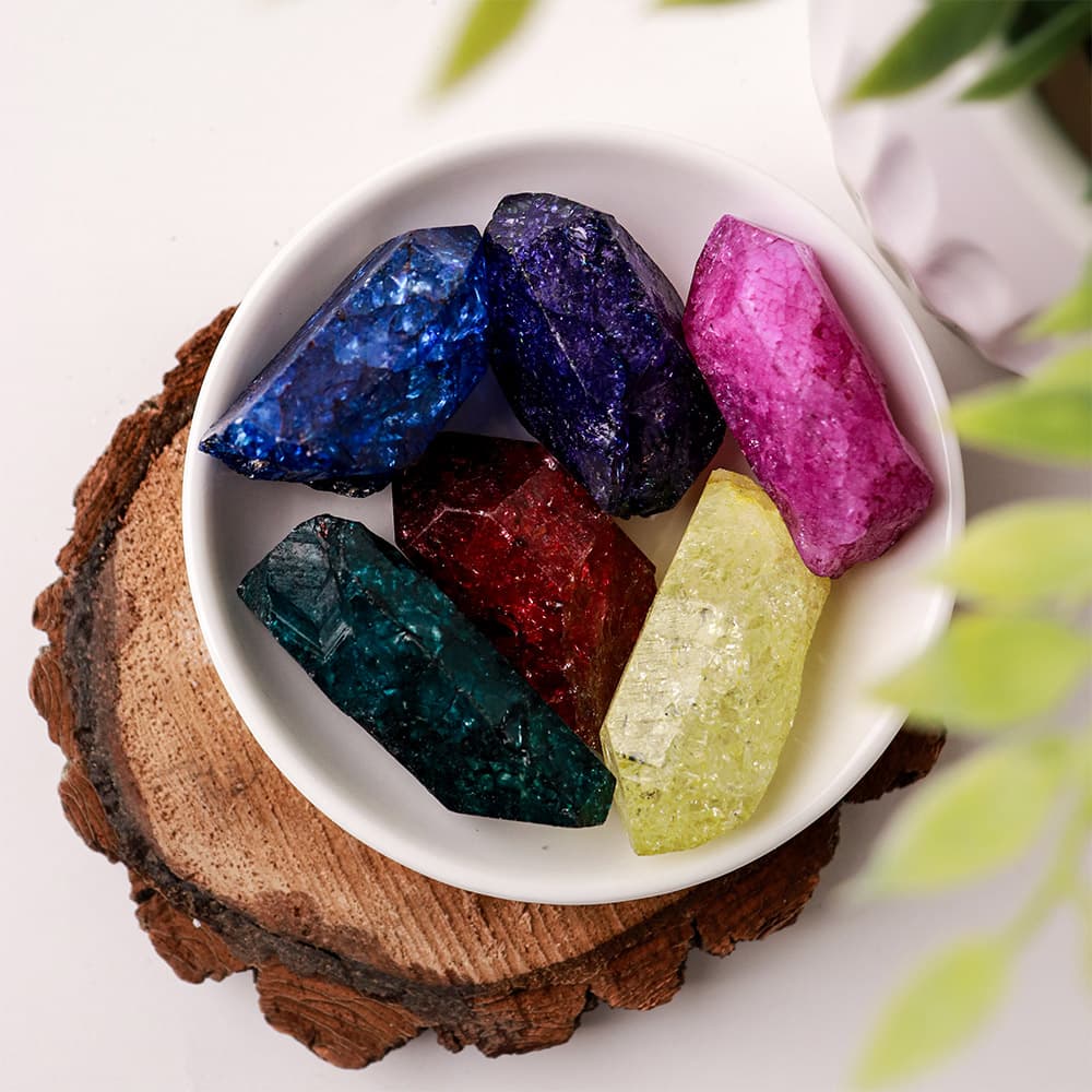 Rainbow Quartz Points (Pack of 10)
