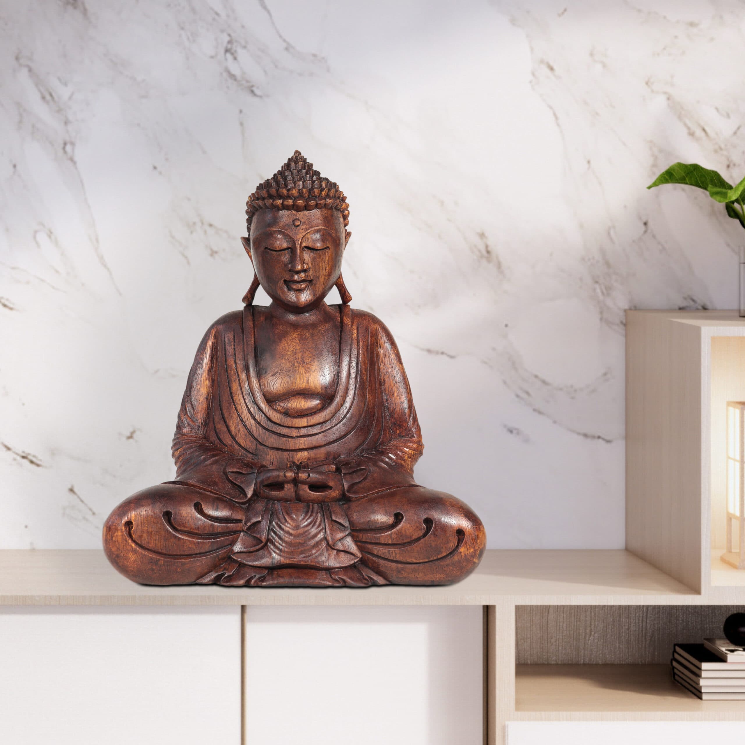 Large Meditation Buddha Statue (Hand carved in Bali)