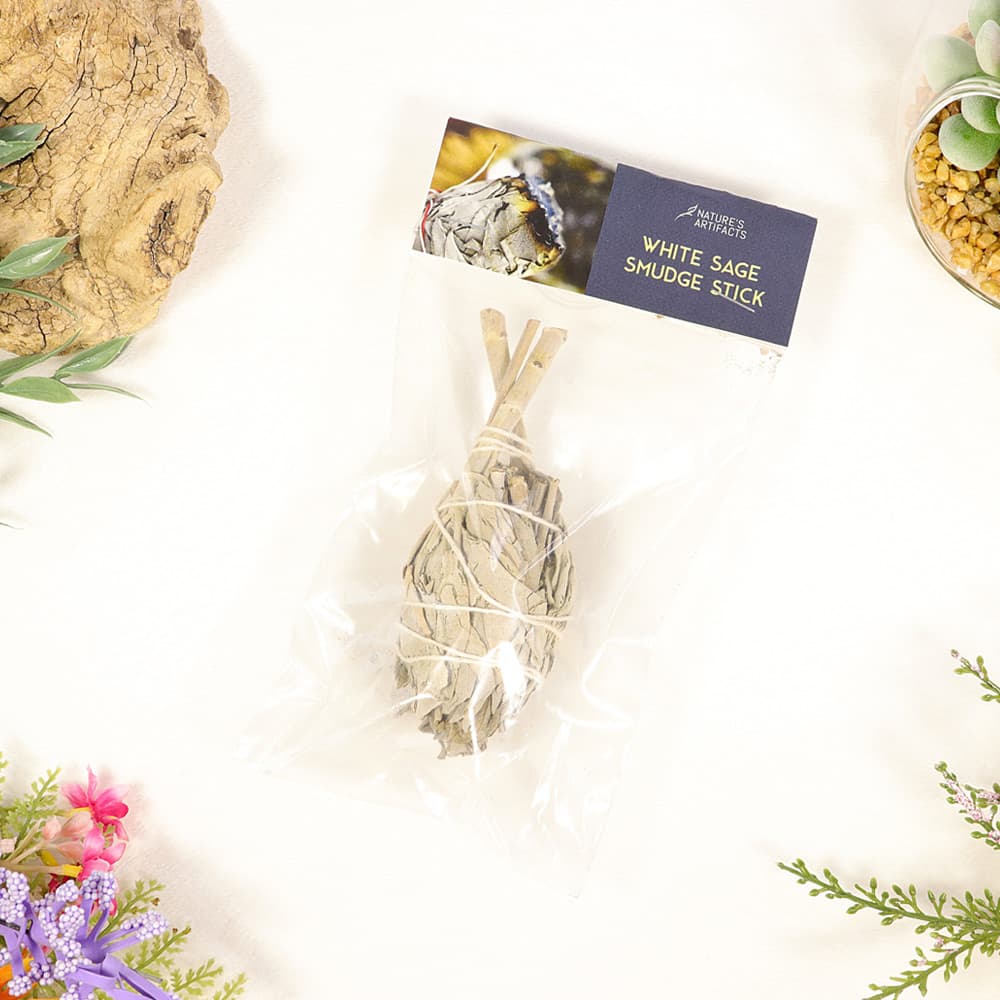 Mini White Sage Smudge Torch Bundle in Ready to Retail Packaging