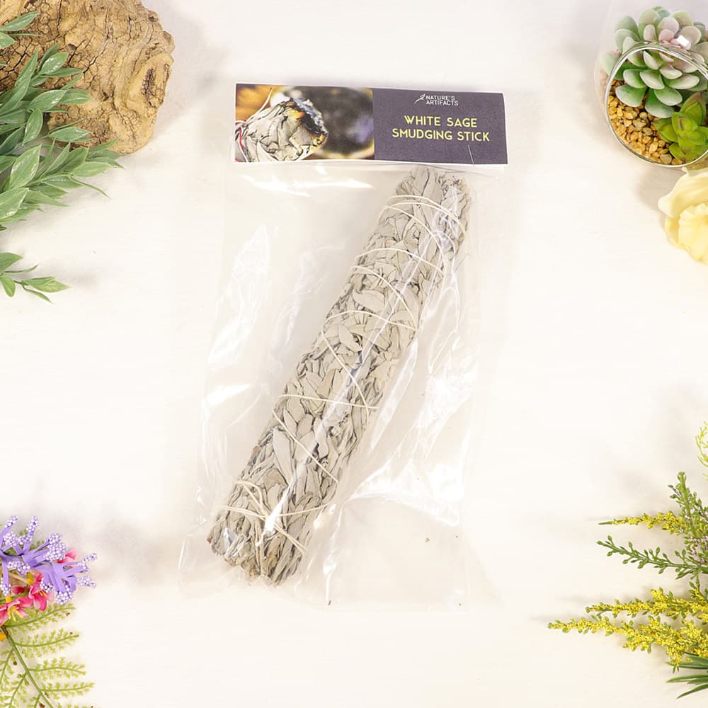 Large White Sage Smudge Bundle in Ready to Retail Packaging