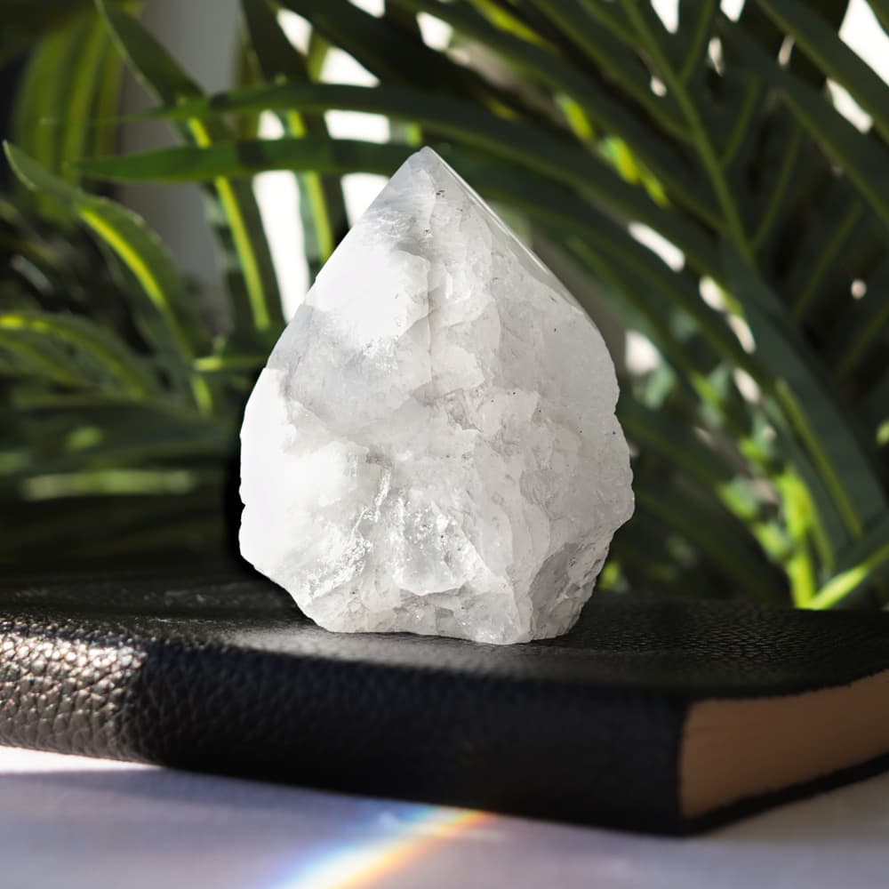 Clear Quartz Point Base Cut
