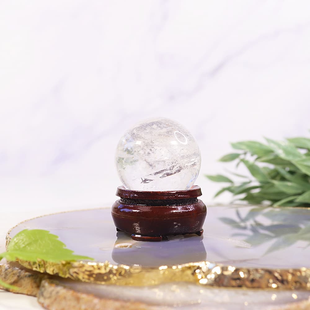 Clear Quartz Sphere [Sold/lb]