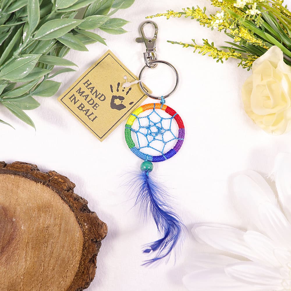 Dream Catcher Rainbow Keychains (Set of 10)
