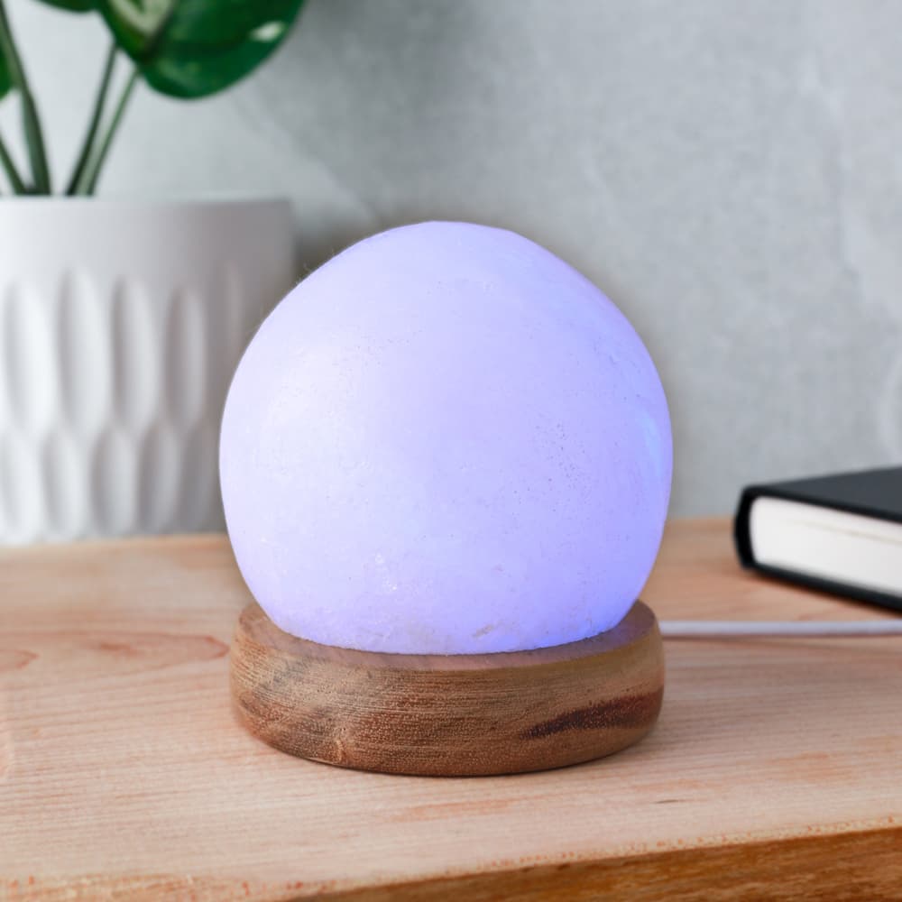 Moon Salt Lamp w/USB