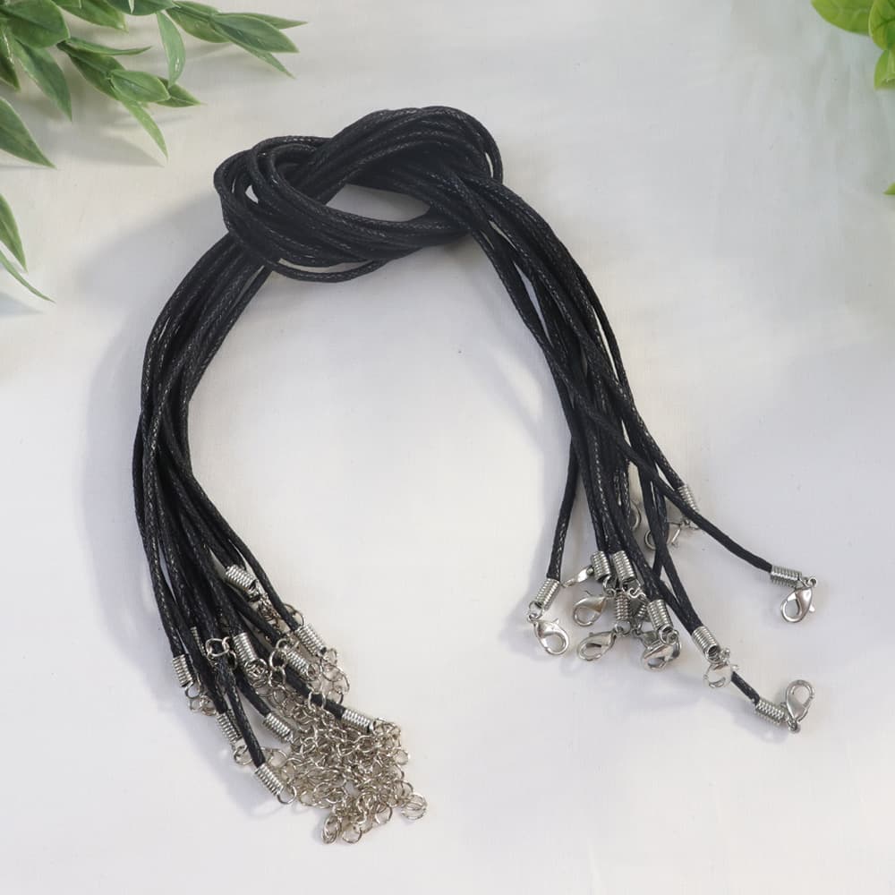 Waxed Cord for Pendants (Pack of 12)