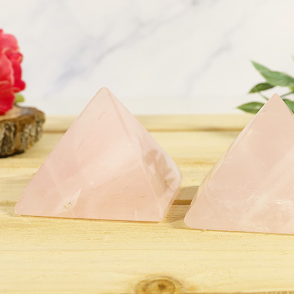 Rose Quartz Pyramid [Sold/lb]