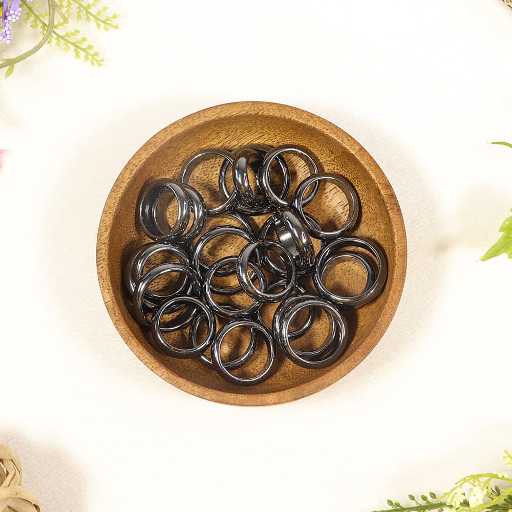 Hematite Rings (Set of 24)
