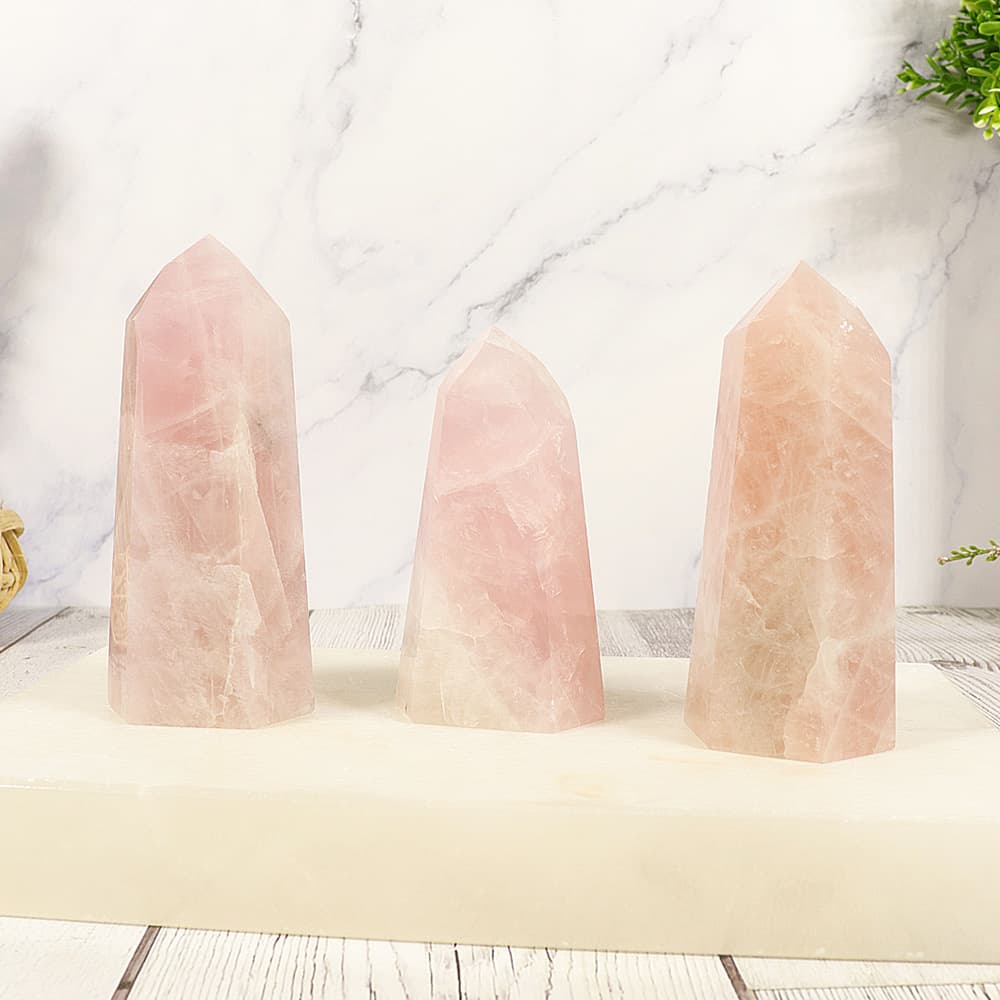 Rose Quartz Points [Sold/lb]
