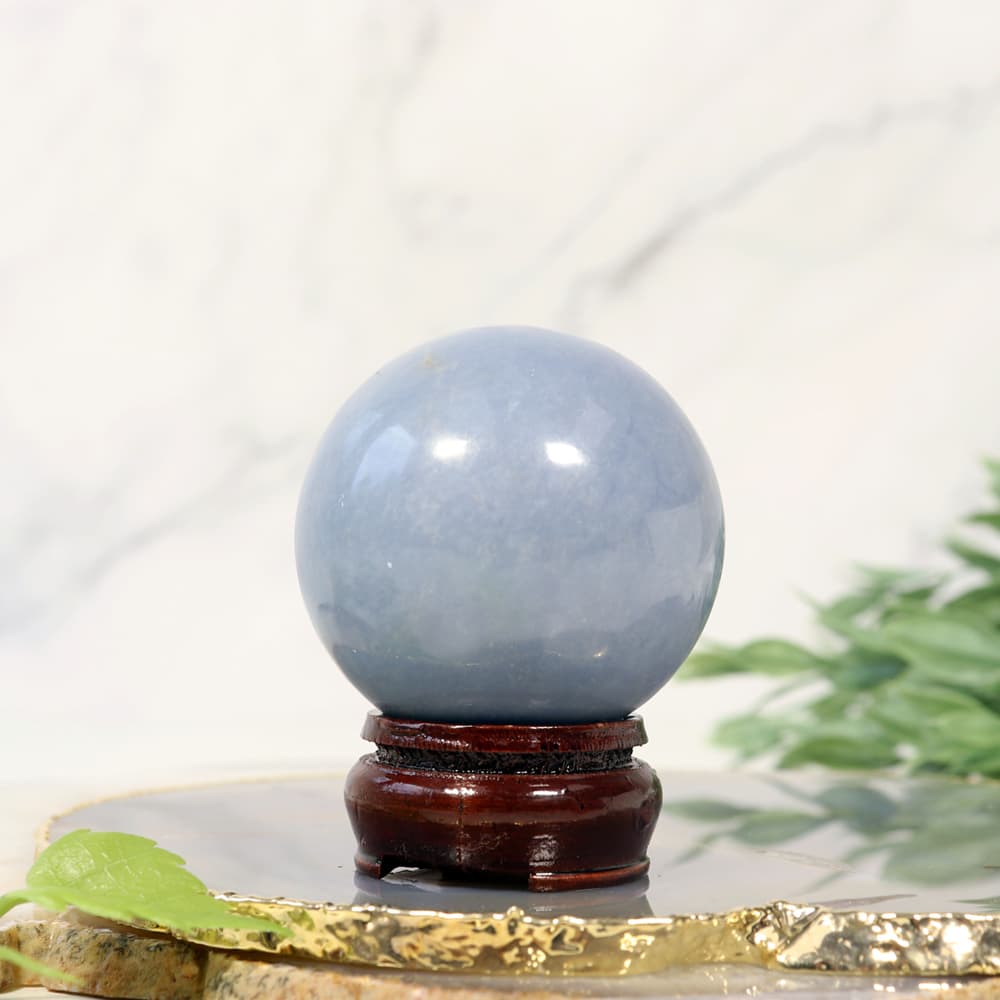 Angelite Sphere [Sold/lb]
