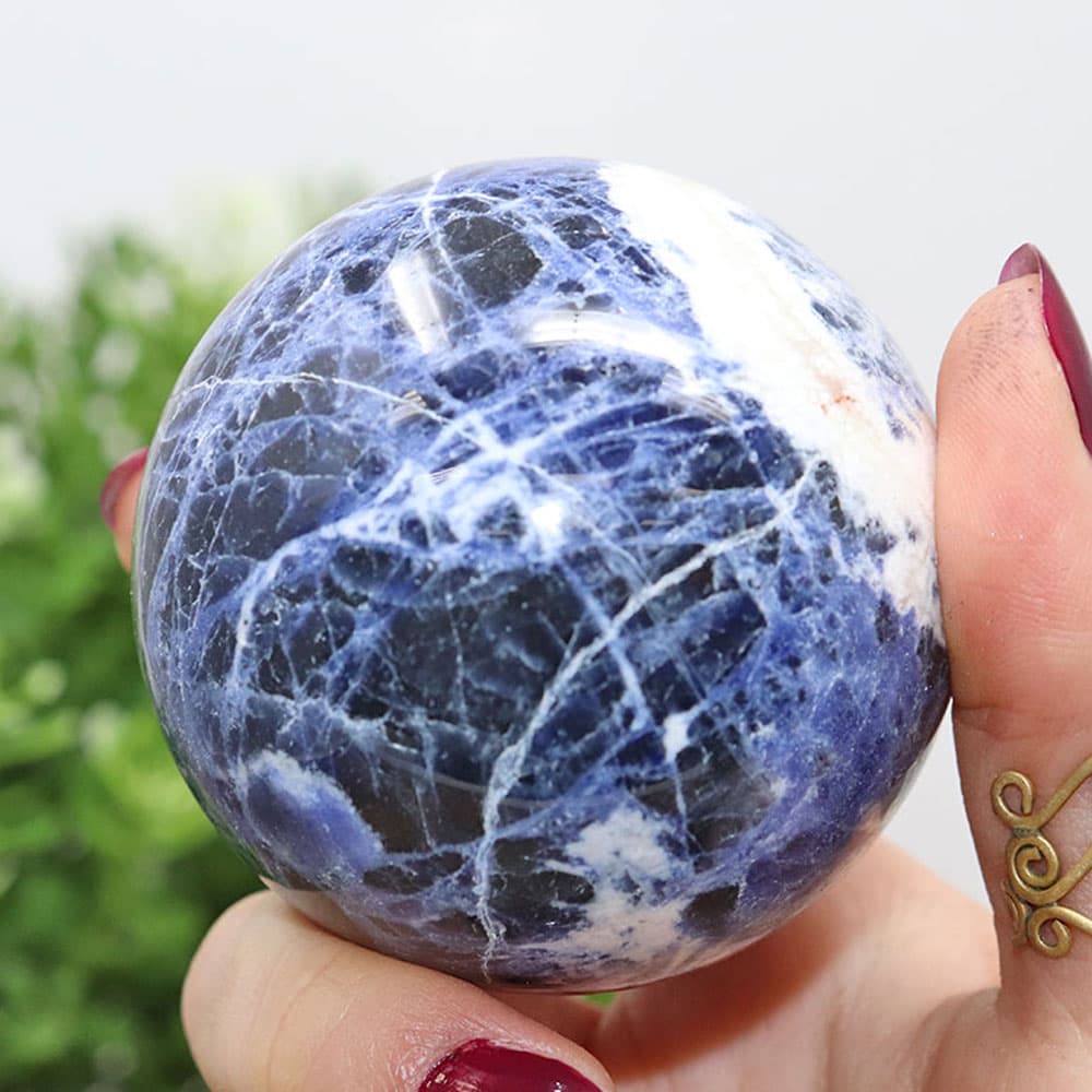 Sodalite Sphere [Sold/lb]