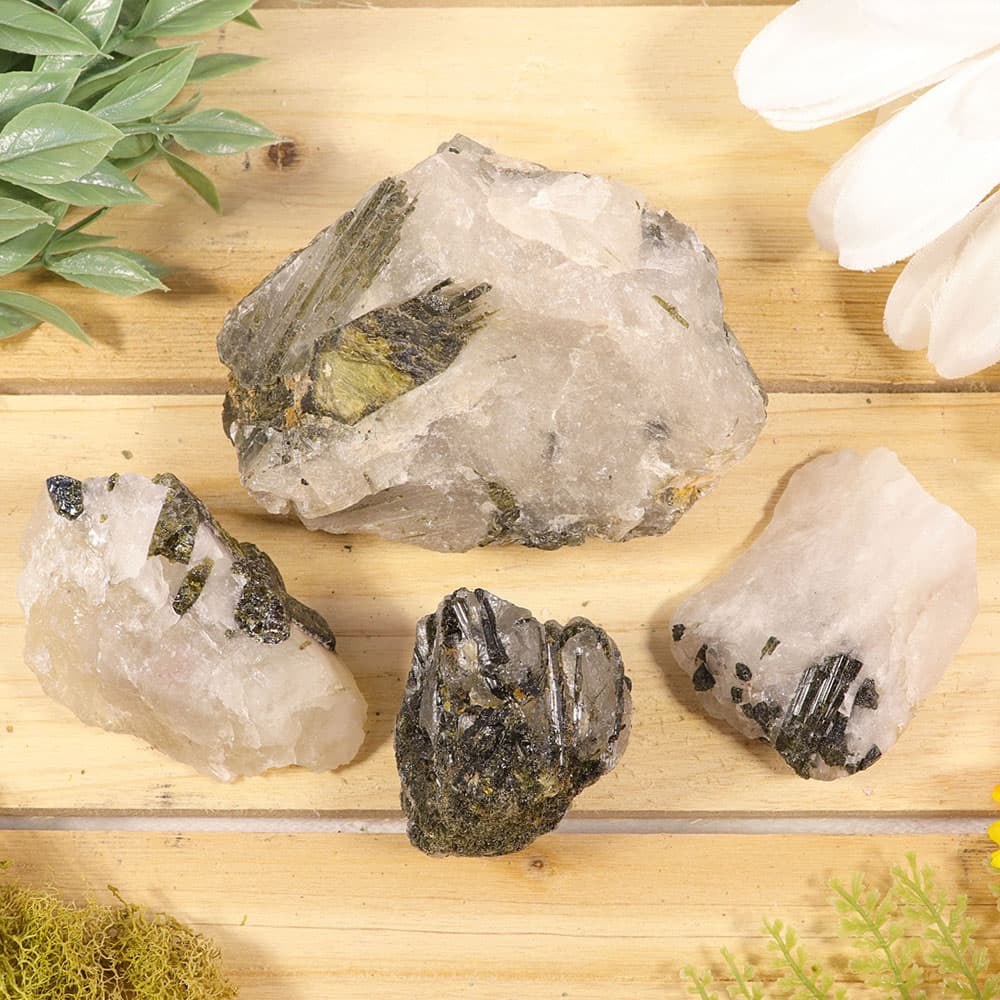 1 lb. Green Tourmaline in Matrix