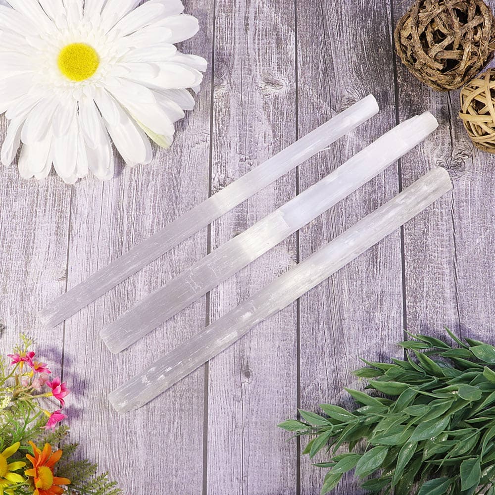 Selenite Natural Sticks