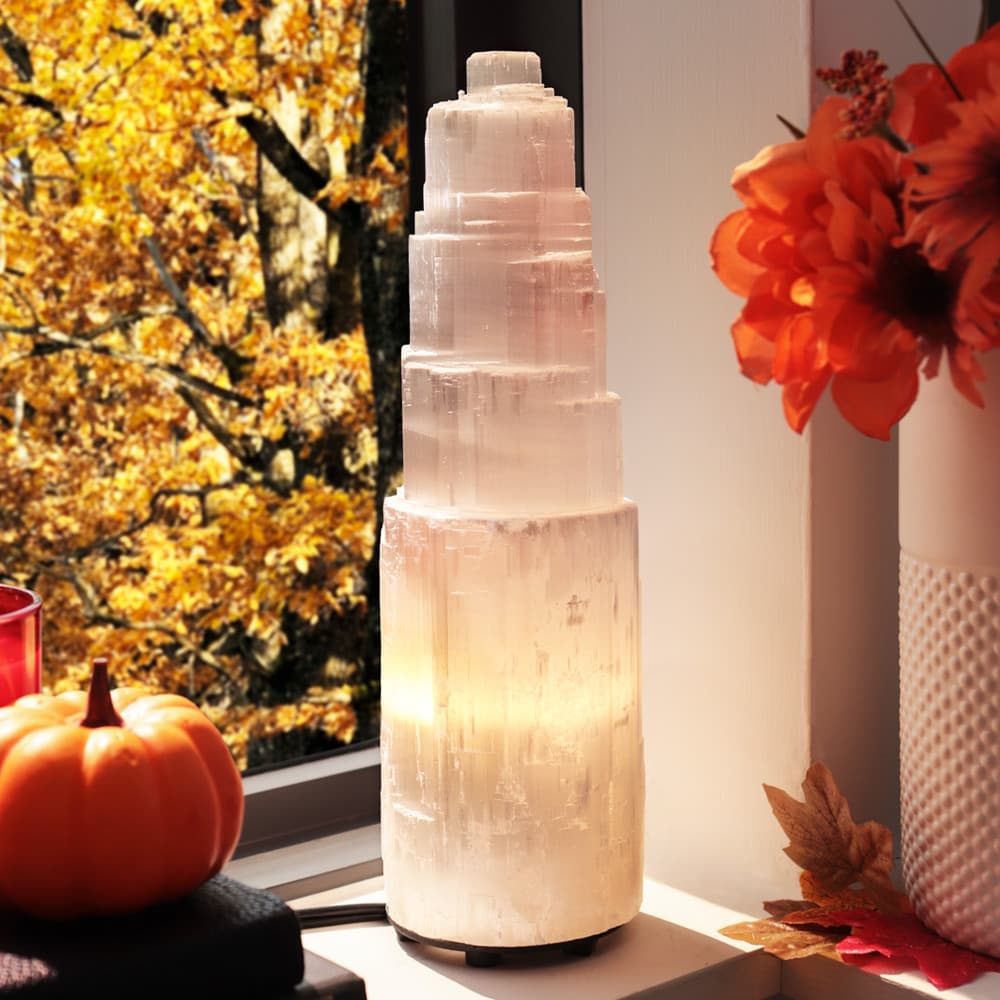 Selenite Lamp (Large)