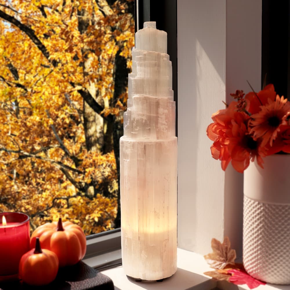 Selenite Lamp (XL)