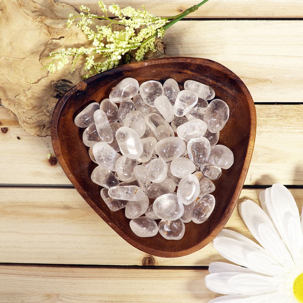 Clear Quartz Tumbled Stones (1 lb)