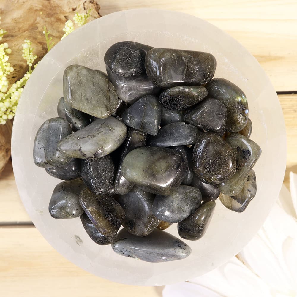 Labradorite Tumbled Stones (1 lb)