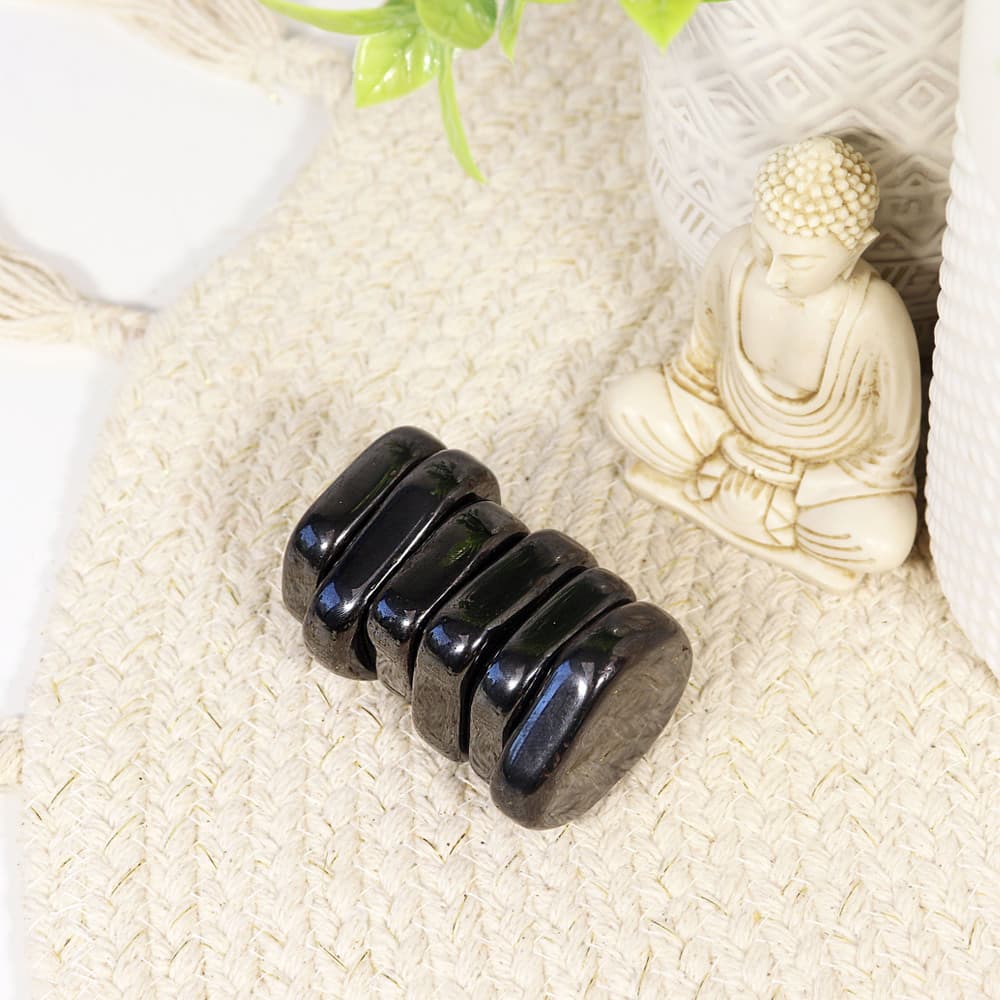 Magnetic Black Hematite XL Tumbled  [Sold/lb]