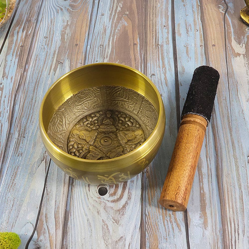 Medium Singing Bowl Mandala Design