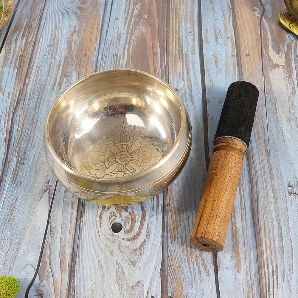 Three element Singing Bowl [Copper,  Silver & Brass]