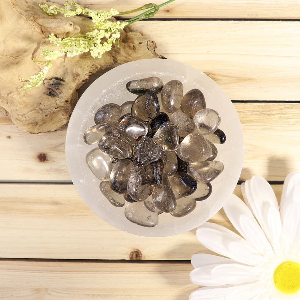 Smoky Quartz Tumbled Stones (1 lb)