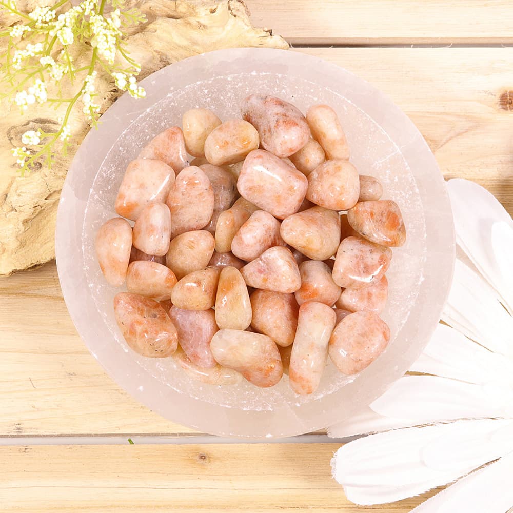 Sunstone Tumbled Stones (1 lb)