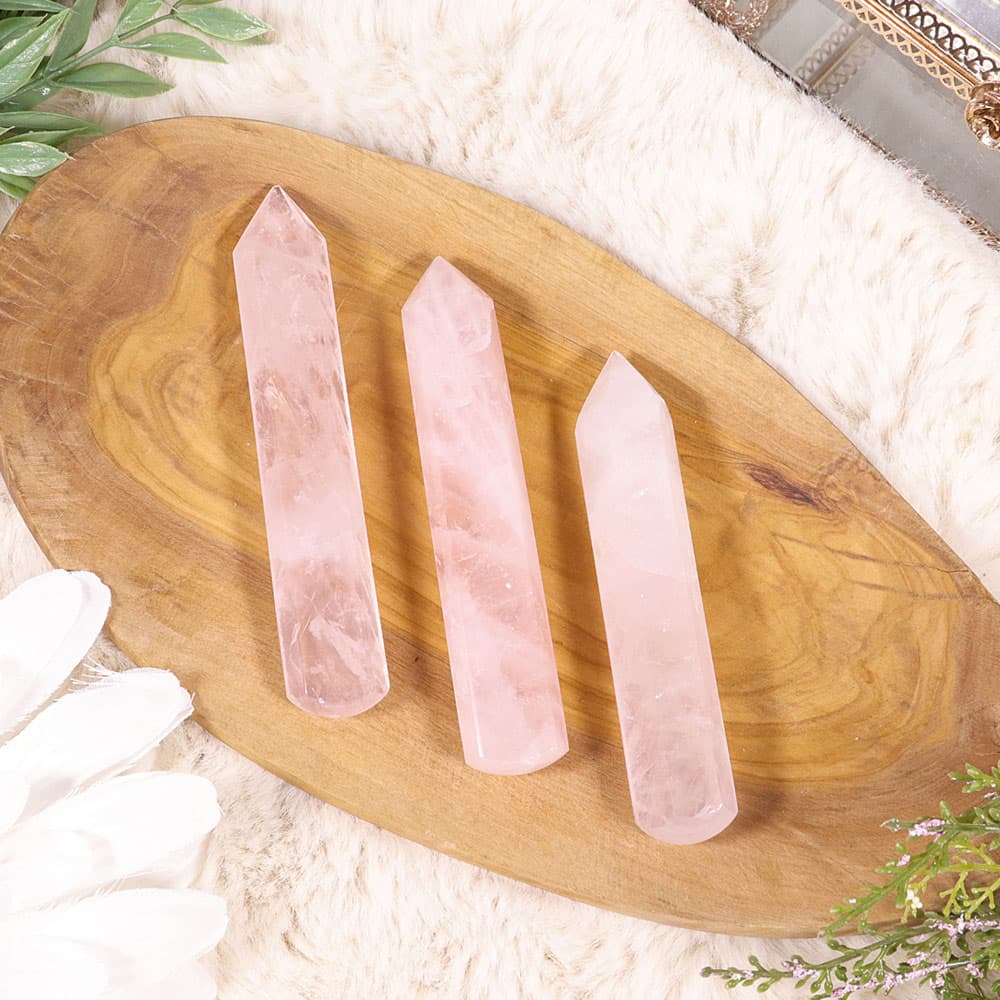 Rose Quartz Massage Wand
