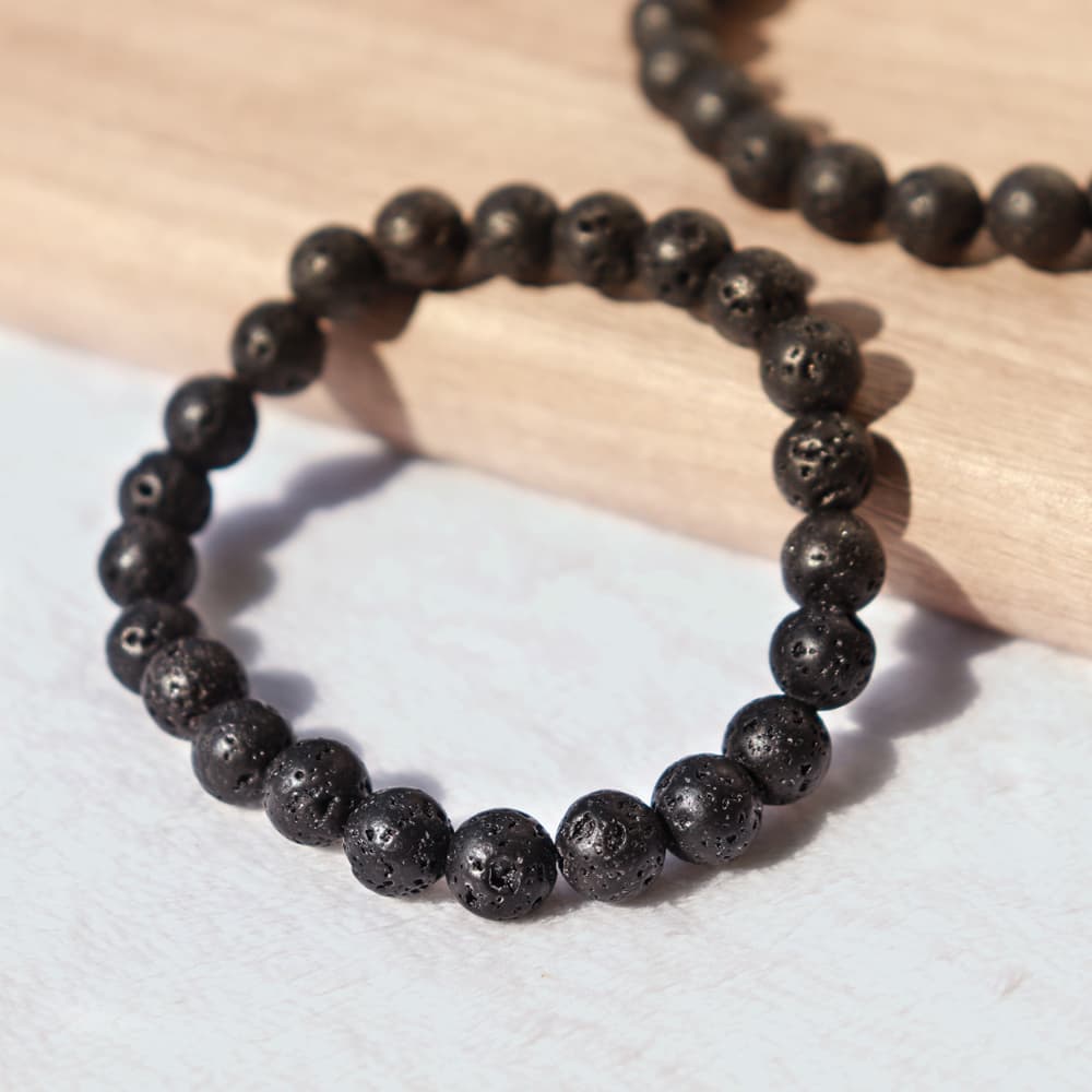 Natural Lava Rock Bracelet