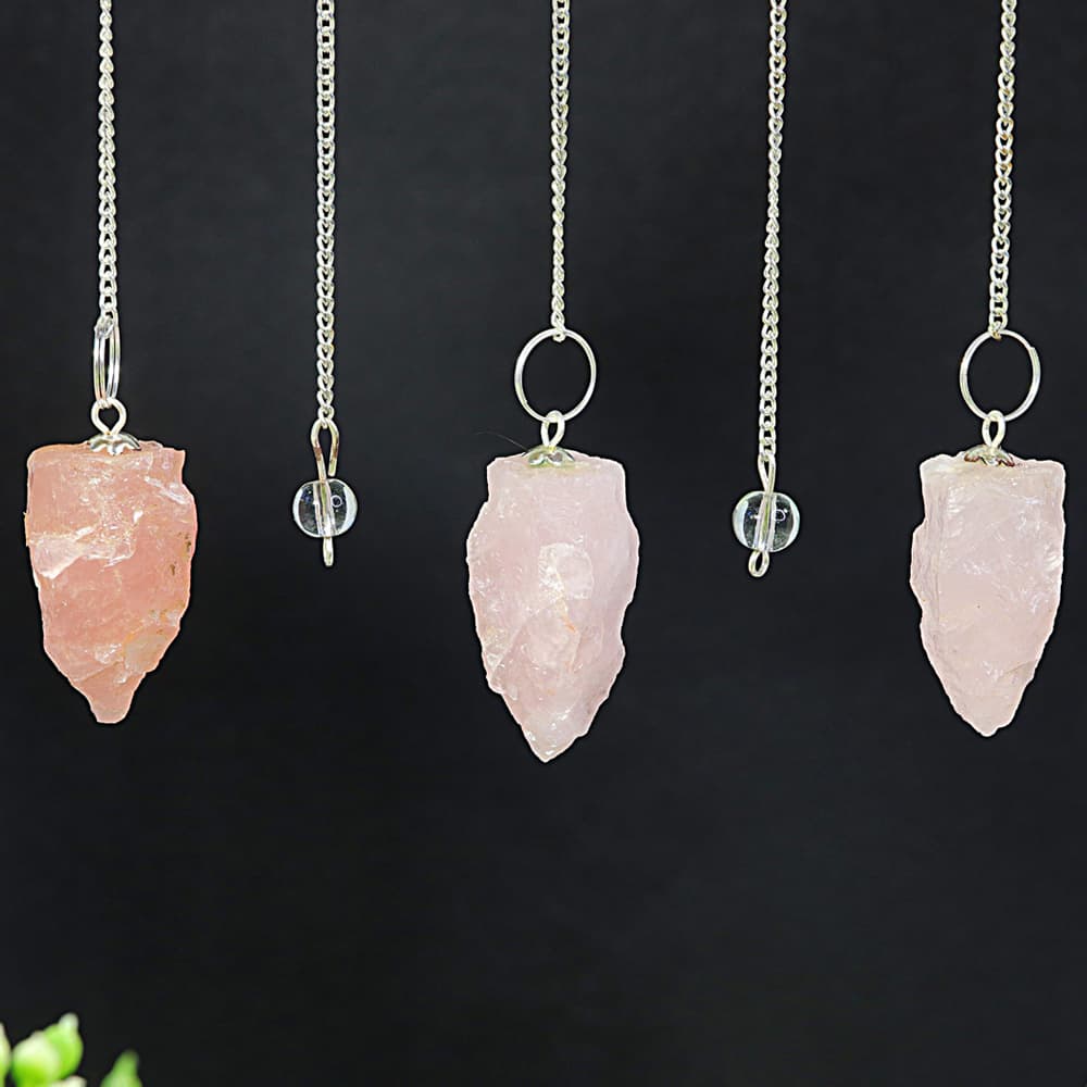 Rose Quartz Natural Pendulum