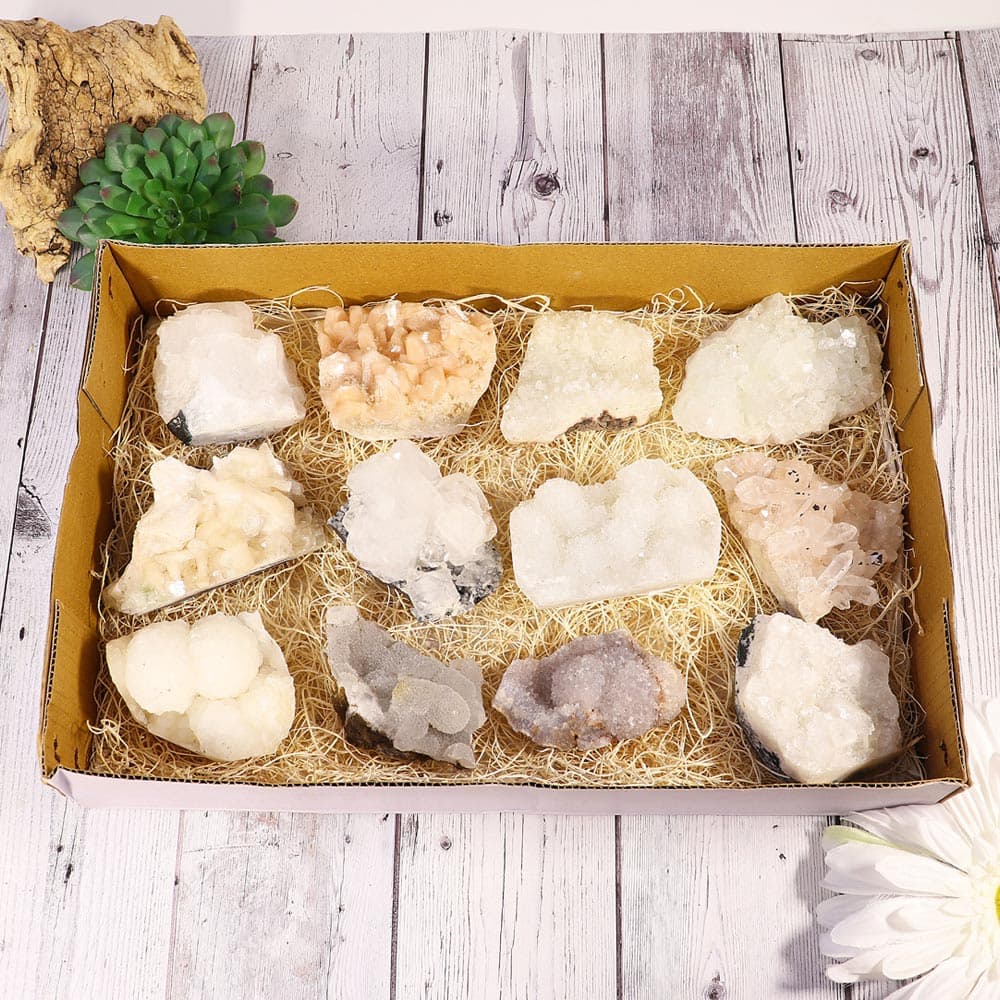 Zeolite Minerals in a Box [12 Pieces]