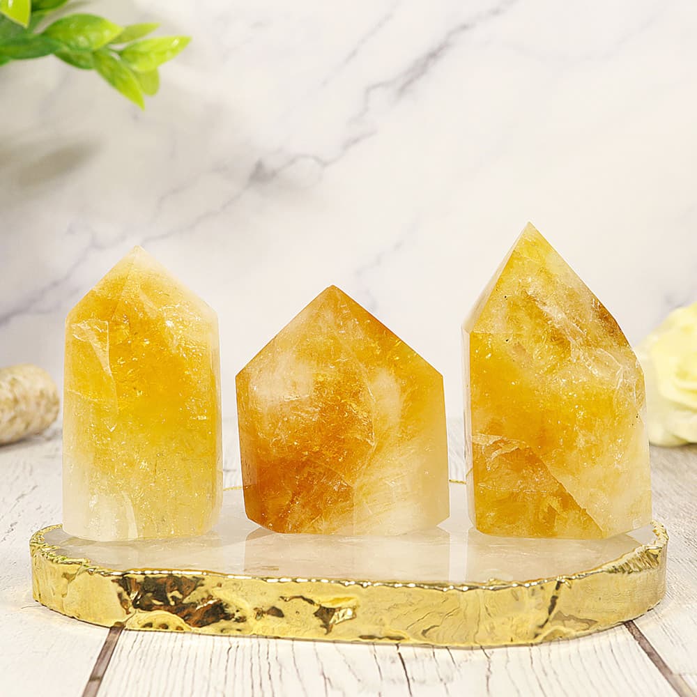 Citrine Points [Sold/lb]