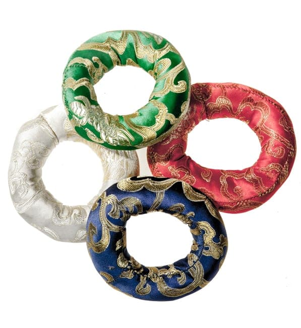 Satin Ring Singing Bowl Cushion