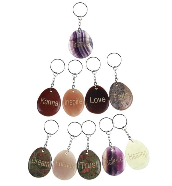 Wish Stone Key Chains [Set of 12]