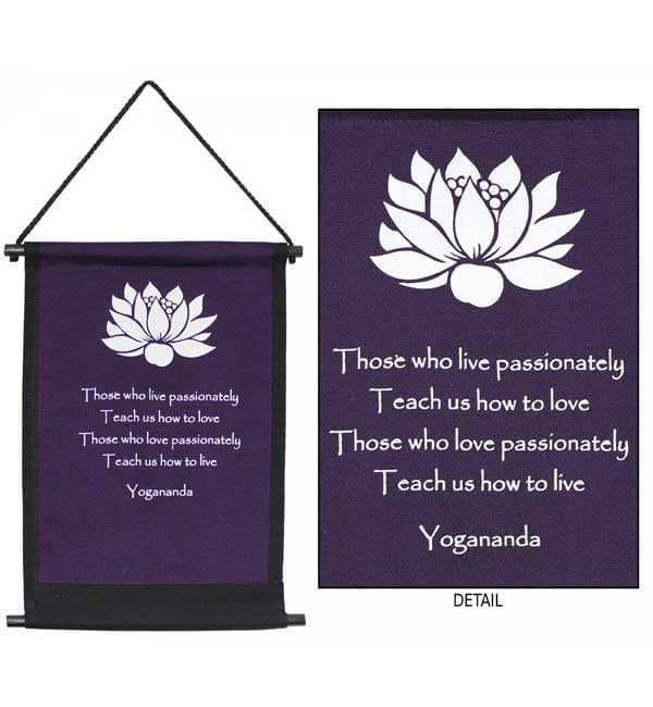 Yogananda Lotus Banner