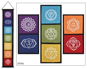 Chakra Banner on Black