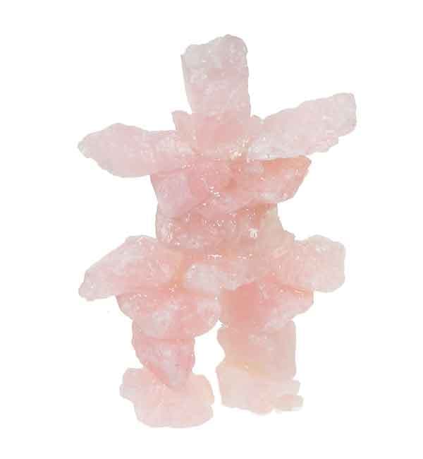Rose Quartz Inukshuk