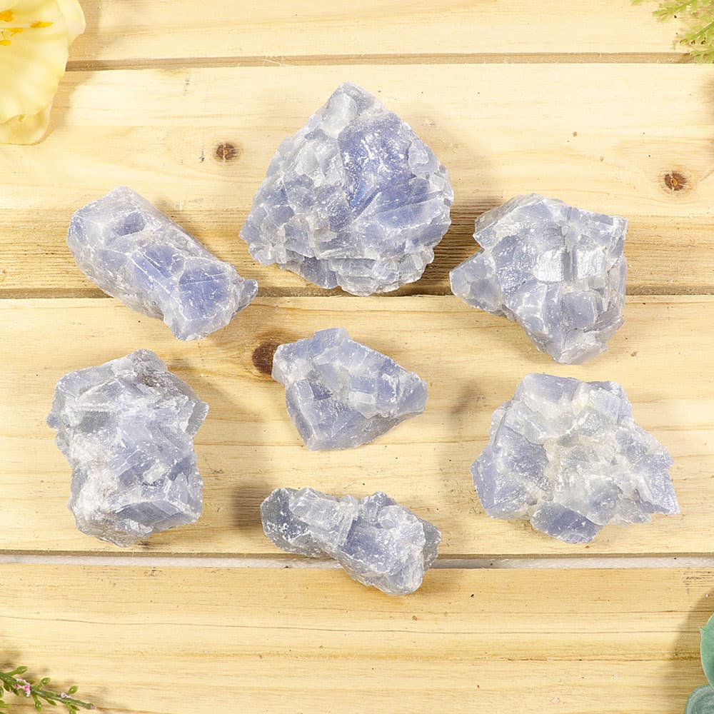 Blue Calcite Chunks (Small) [Sold/lb]
