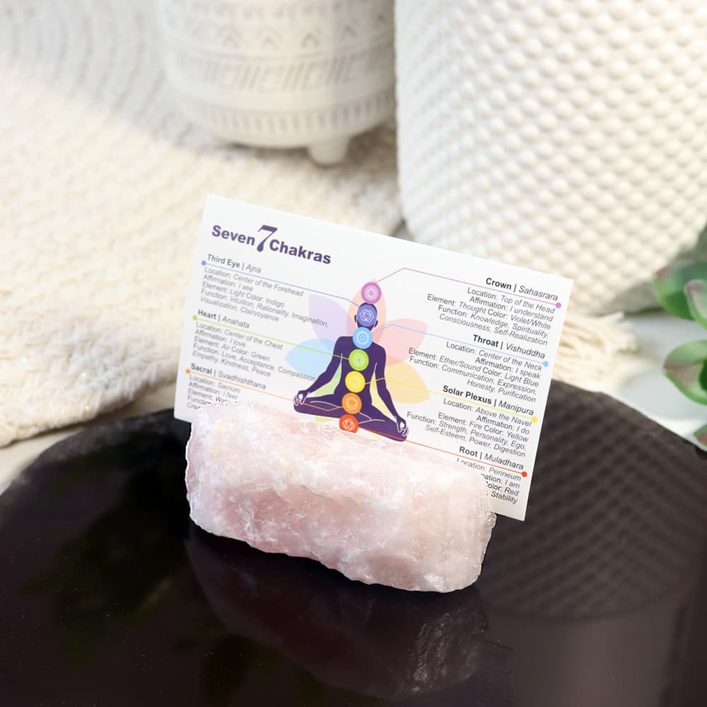Rose Quartz Card Holder