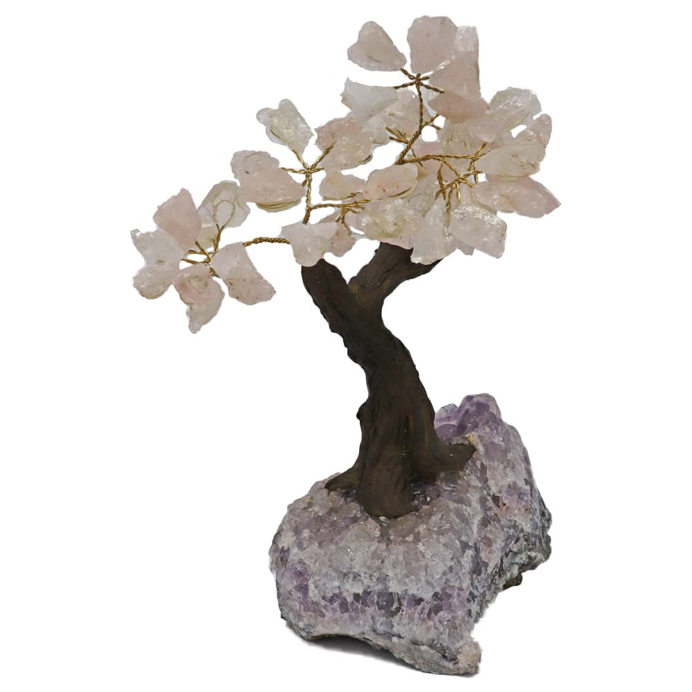 Rose Quartz Bonsai Tree (Medium)