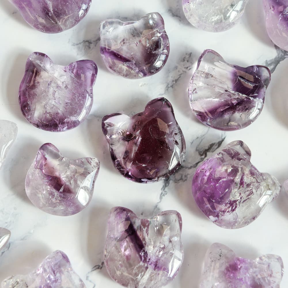 Amethyst Kitty Face