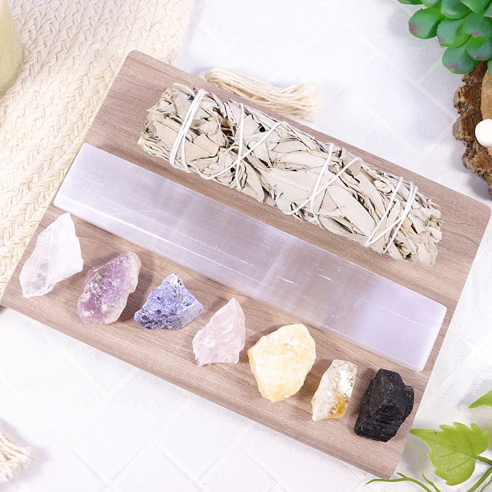 7 Natural Stone Chakra Healing Bundle