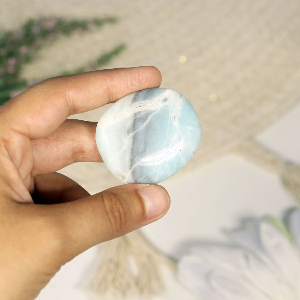 Amazonite Palm Stone