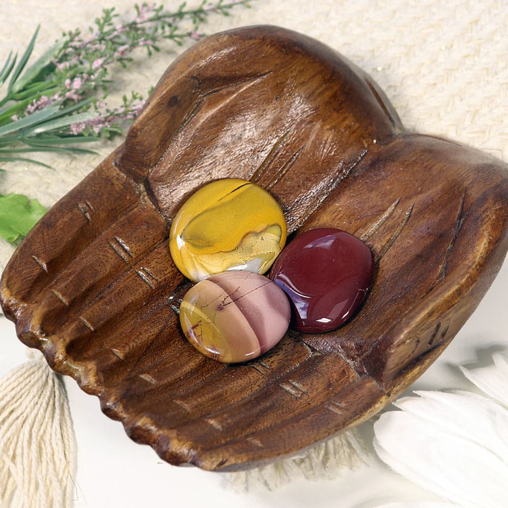 Mookaite Palm Stone