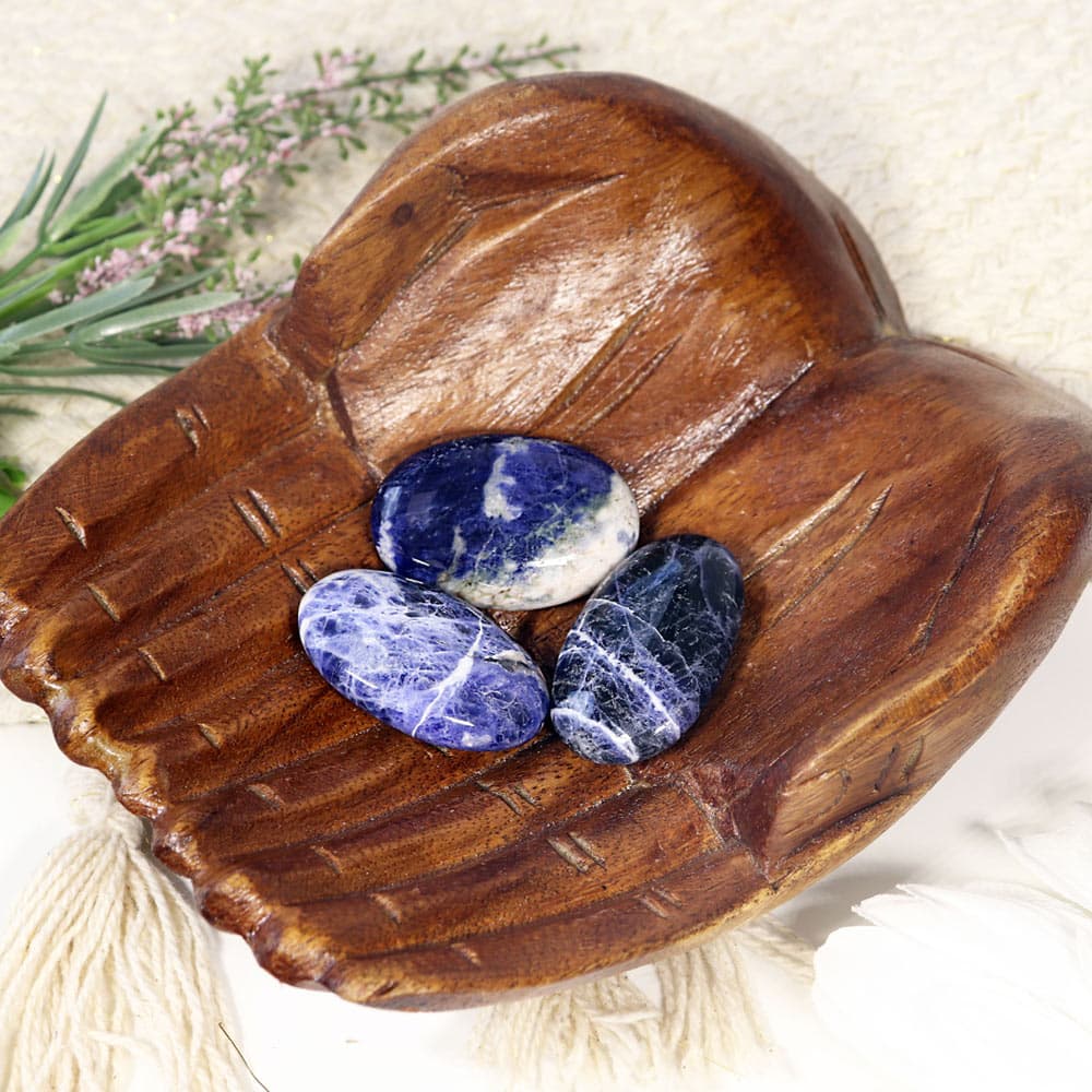 Sodalite Oval Palm Stone