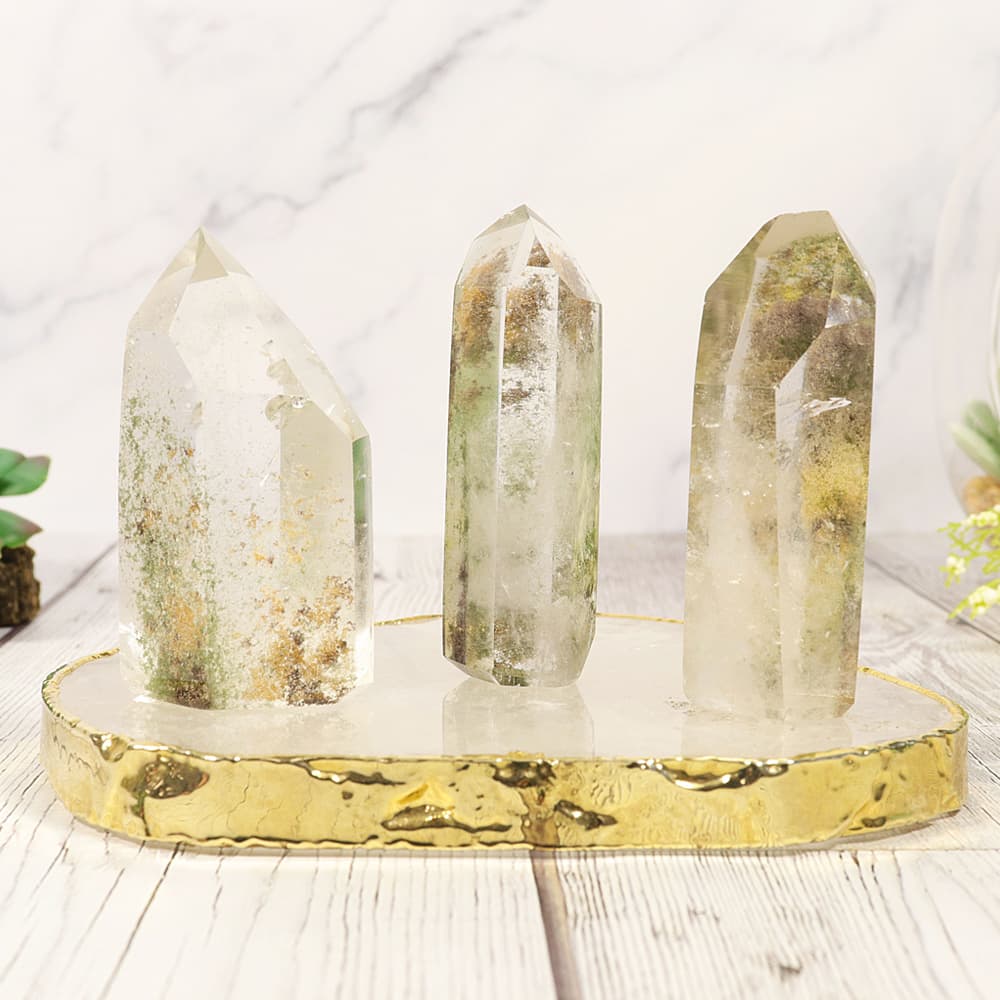 Lodolite Polished Points [Sold/lb]