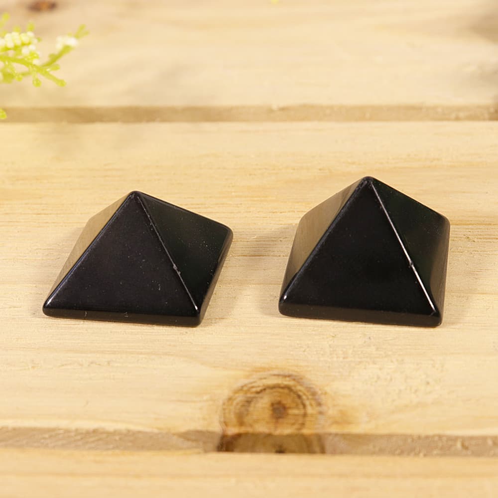 Black Obsidian Mini Pyramid