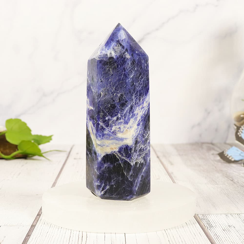 Sodalite Polished Point [Sold/lb]