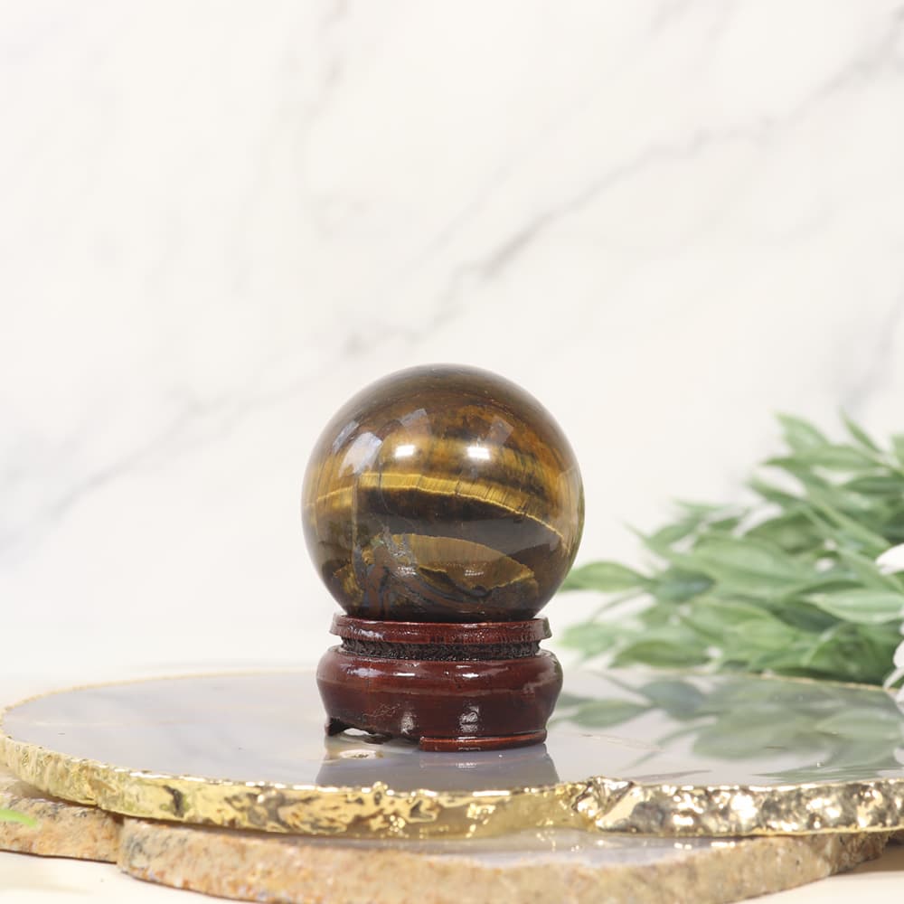 Tiger Eye Spheres [Sold/lb]