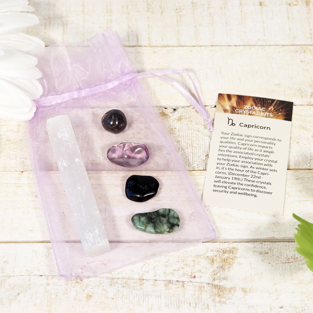 Capricorn Sun Sign Crystal Pack